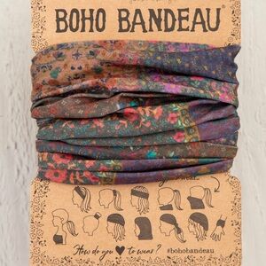 Boho Bandeau Multicolor Tube Top/Headband